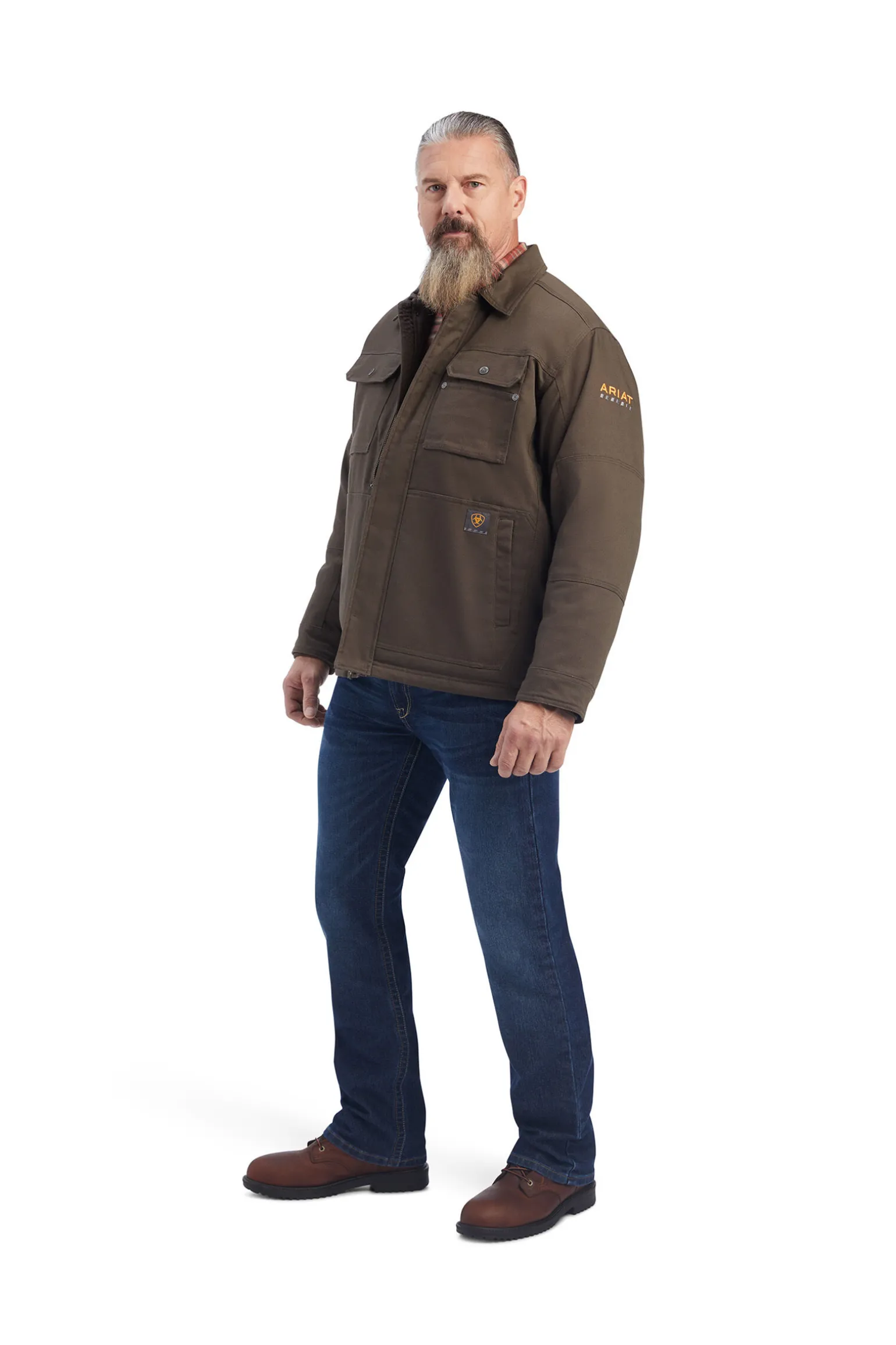 Ariat Rebar DuraCanvas Sherpa Lined jakke til herre