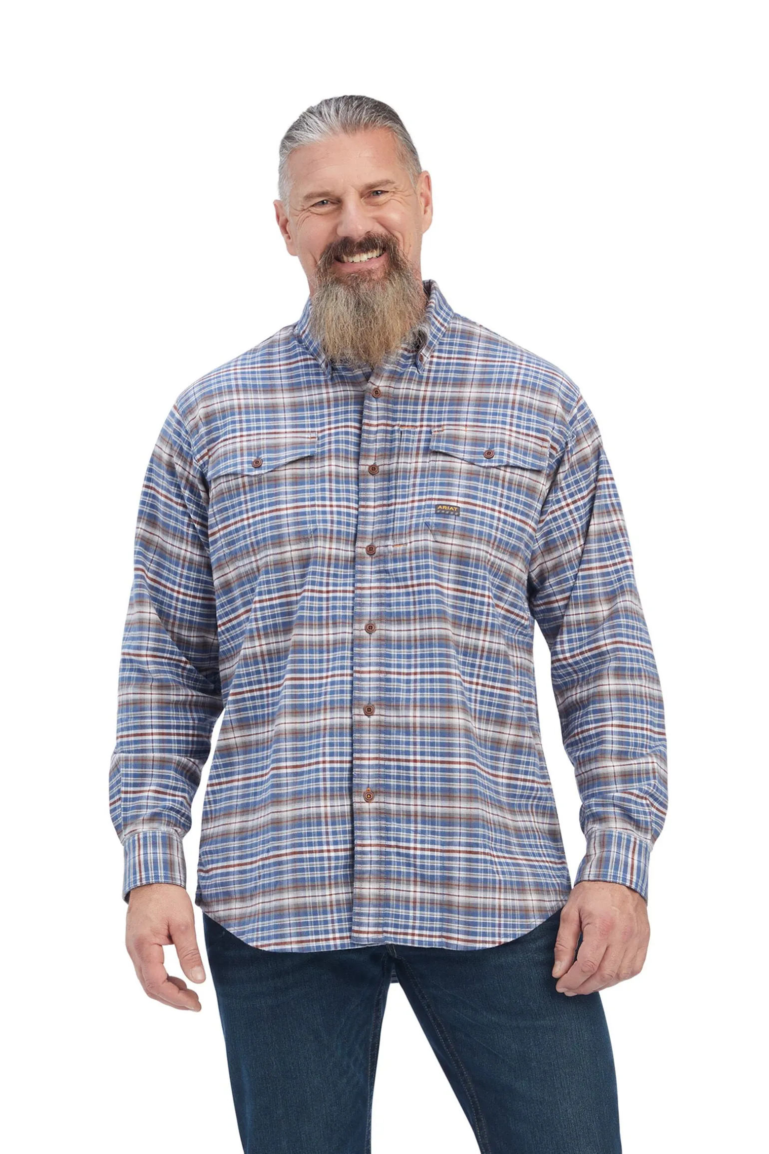 Ariat Rebar flanell DuraStretch arbeidskjorte