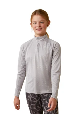 Ariat Yth Sunstopper 2.0 1/4 Zip Baselayer for barn