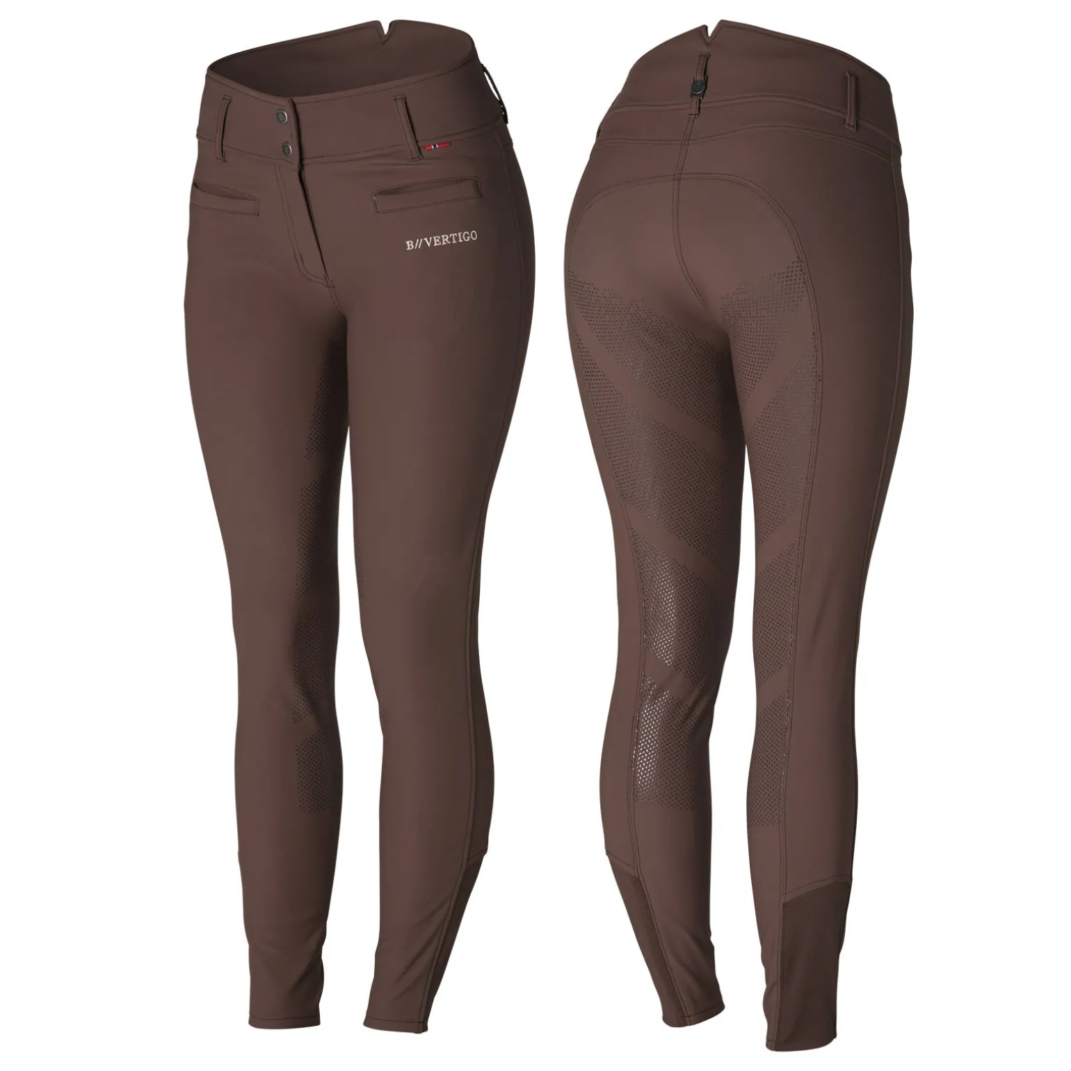 B Vertigo Tiffany helforsterket thermo ridebukser med silikon, dame