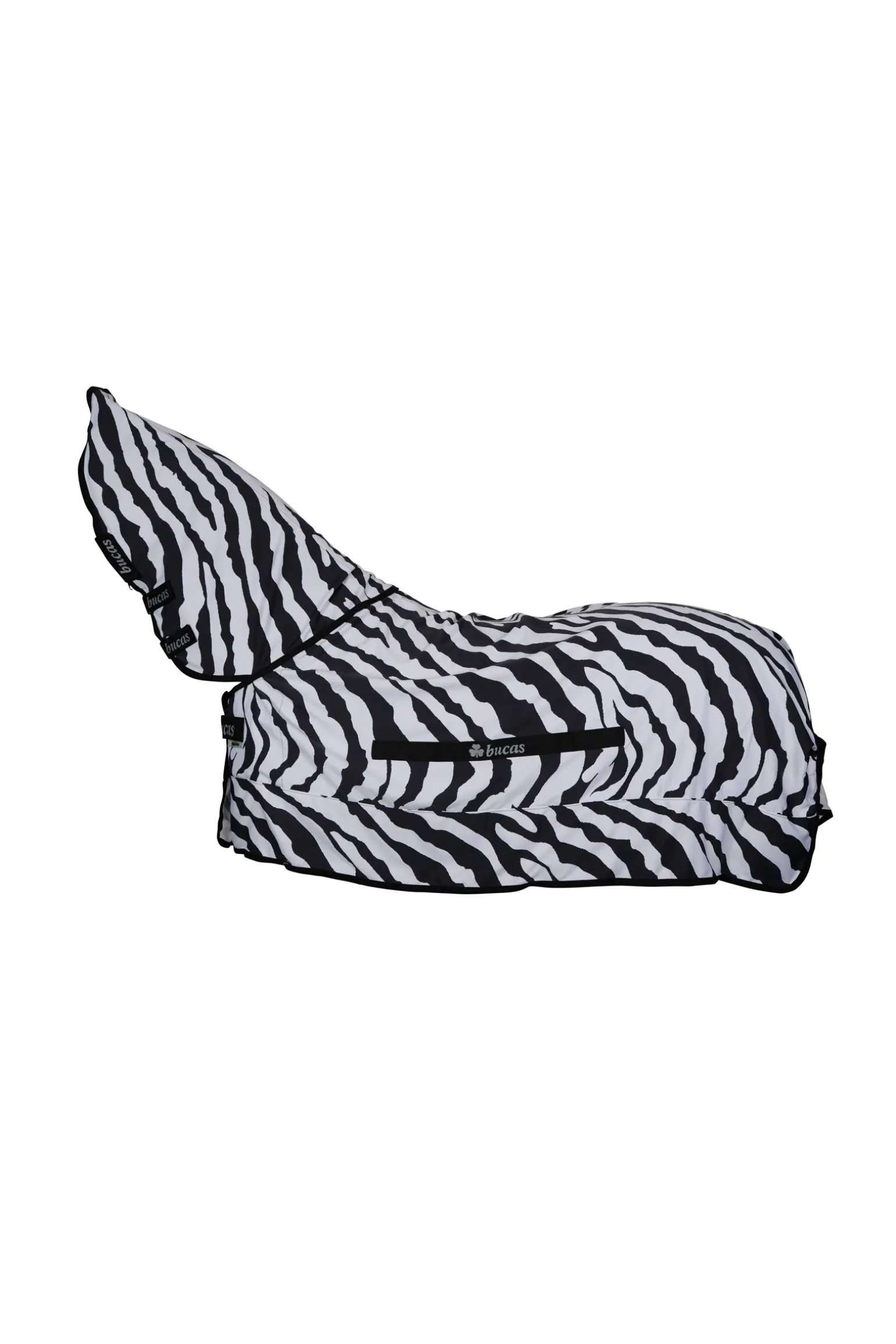 Bucas Sweet-Itch Zebra eksemdekken med fast hals