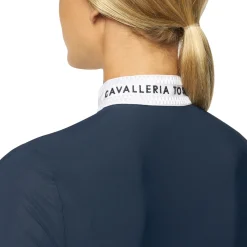 Cavalleria Toscana Embroidery stevneskjorte med lange ermer for kvinner