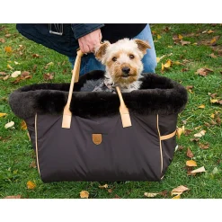 Christ Bailey hundebag med saueskinn