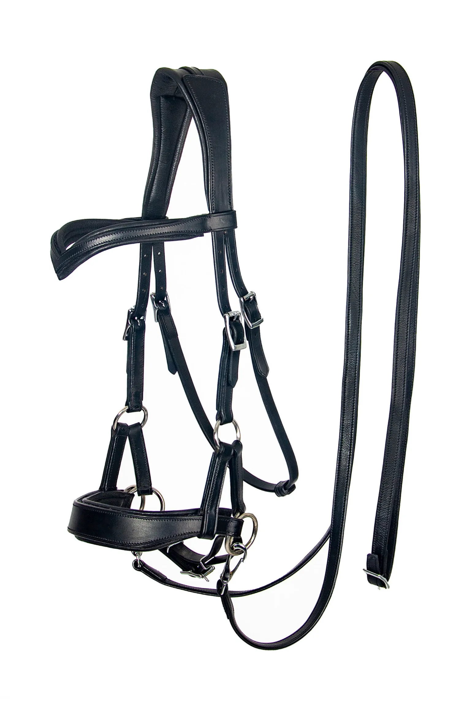 F.R.A. Freedom Riding Articles Aruba bittløst hodelag med tøyler (system 3)