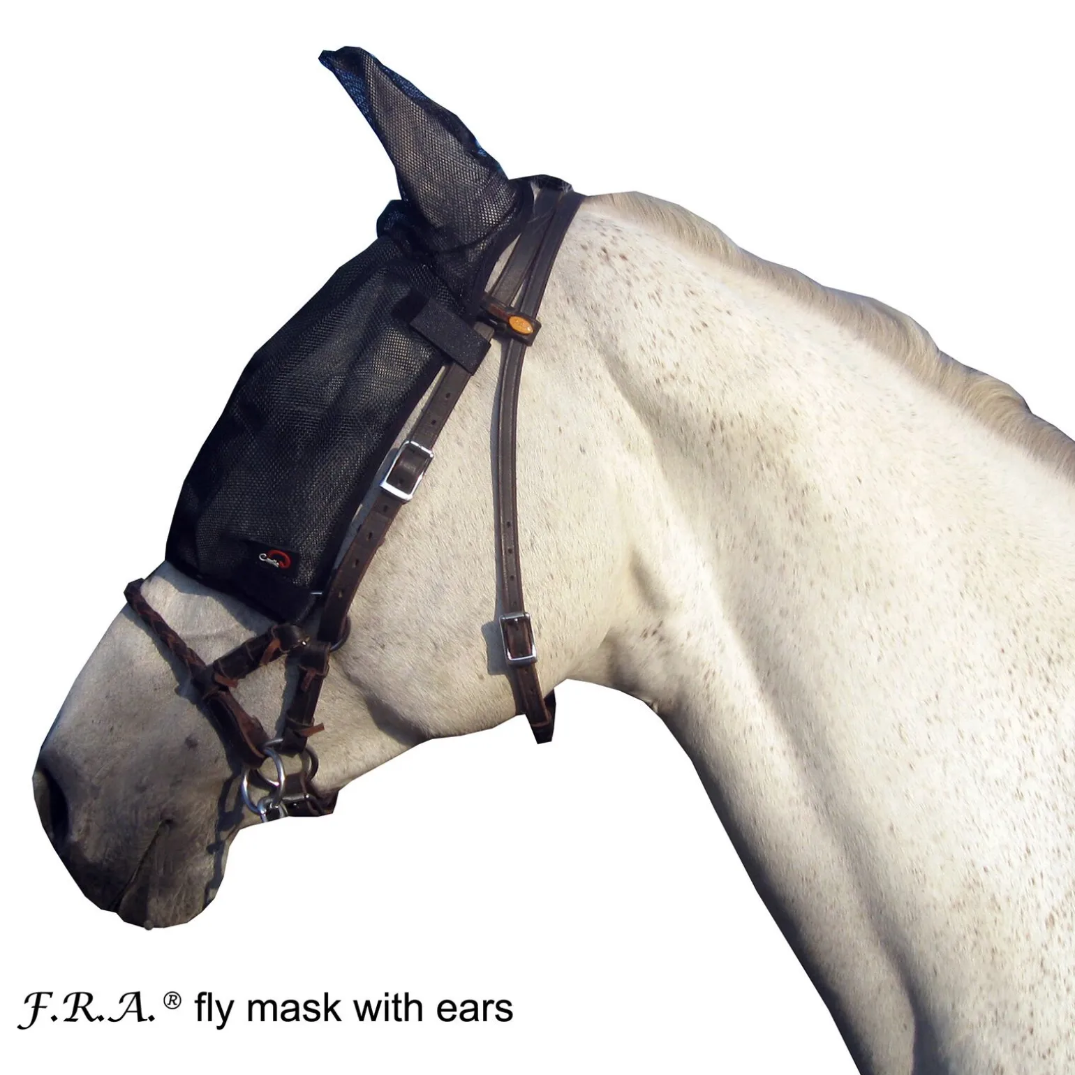 F.R.A. Freedom Riding Articles Cavallo fluemaske med ører