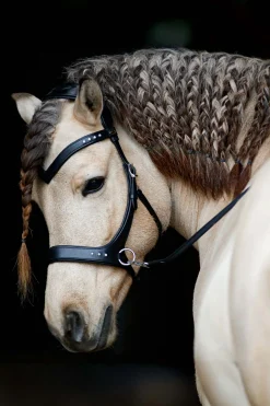 F.R.A. Freedom Riding Articles Glory sidepull med tøyler (system 3), svart