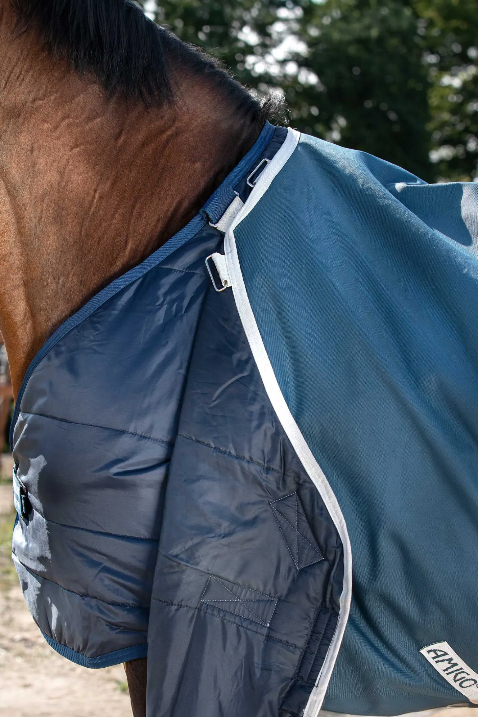 Horseware Amigo AmEco 12 Plus utedekken med avtakbar nakkedel, 0g