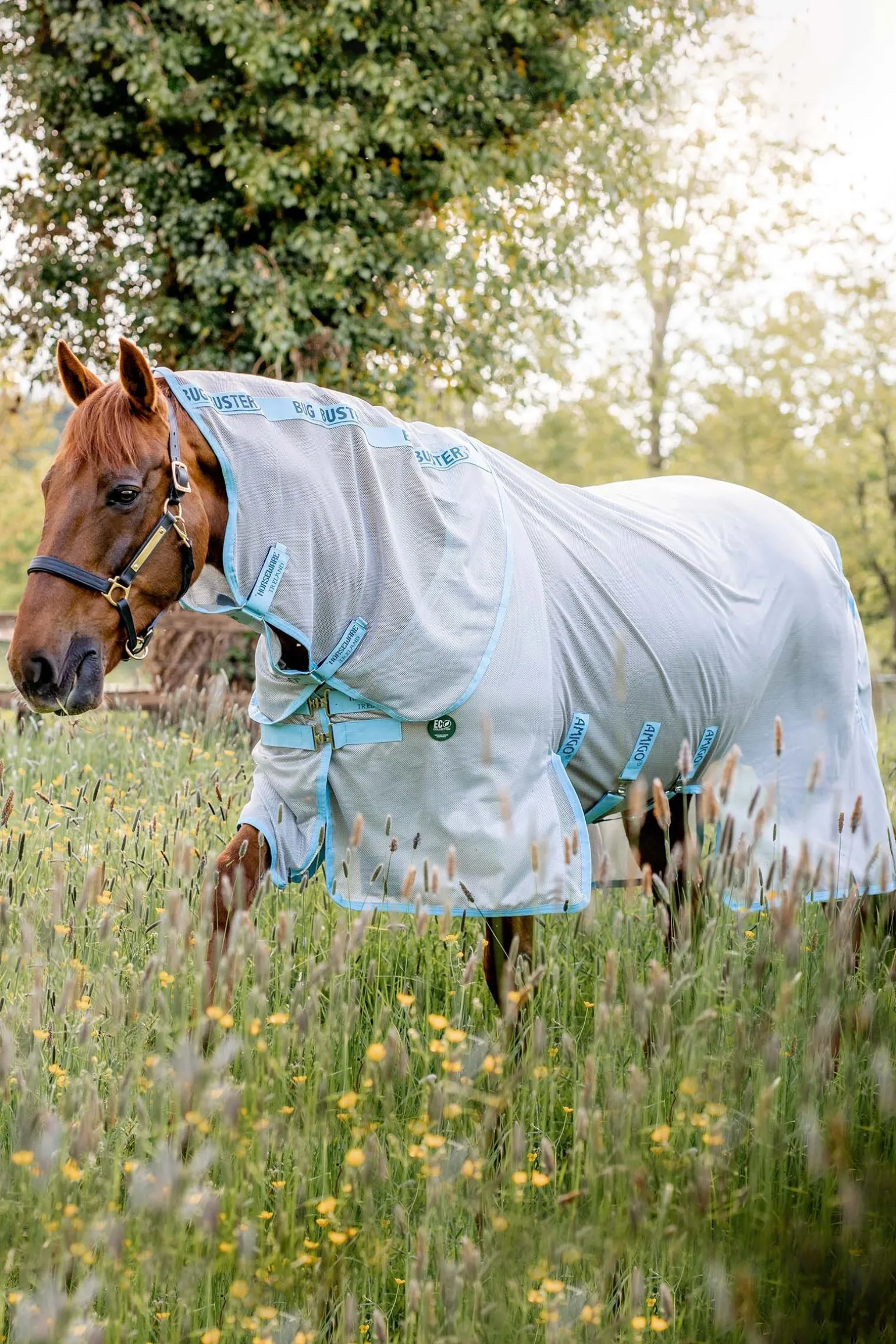Horseware Amigo AmEco Bug Buster fluedekken med avtakbar nakkedel