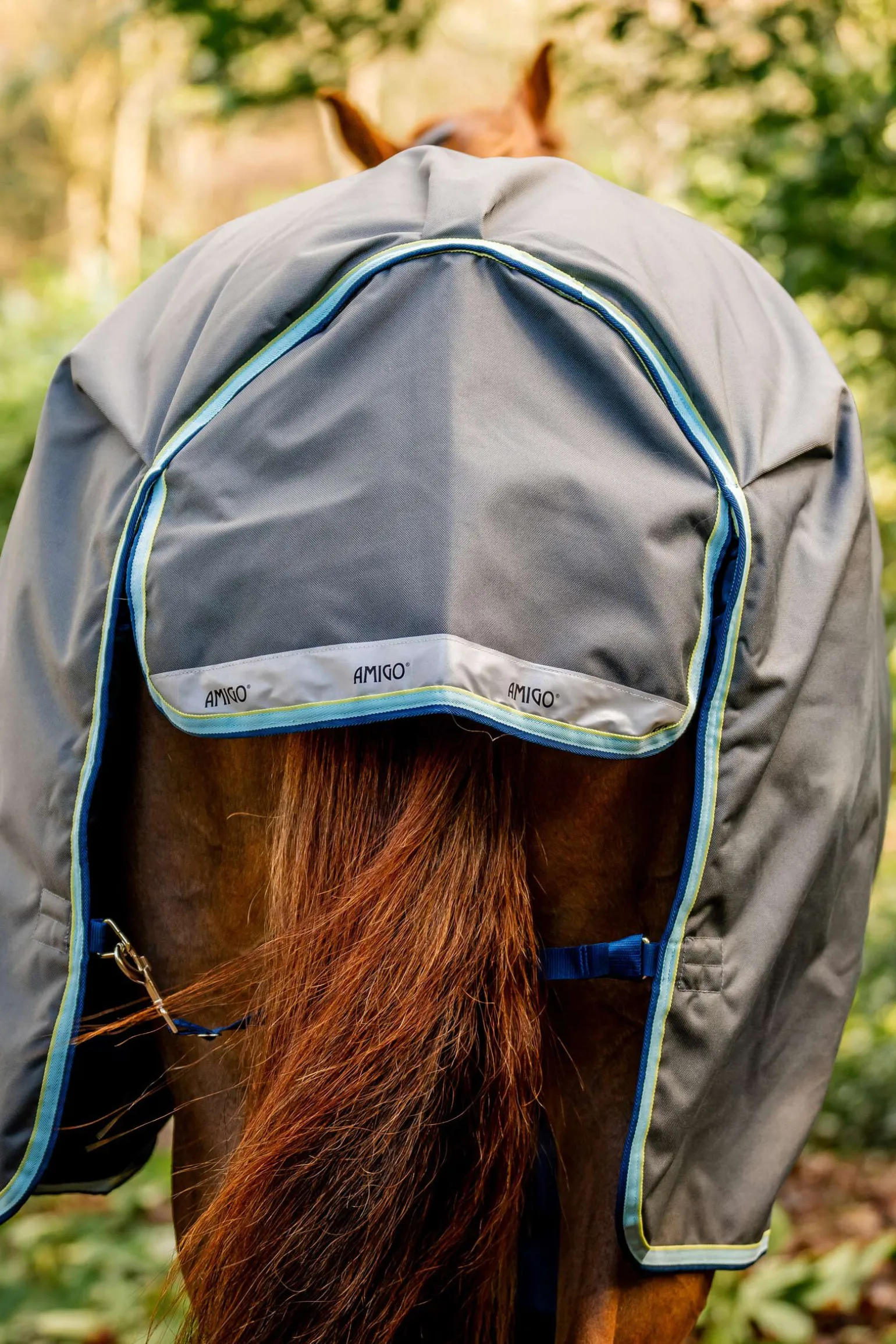 Horseware Amigo Bravo 12 Plus utedekken med avtakbar hals, 400g