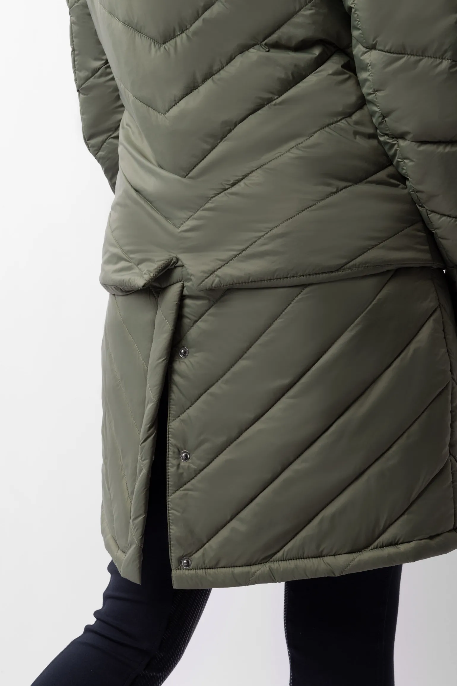 Horze Aurora fôret parkas ridejakke med avtakbar skjorte til dame