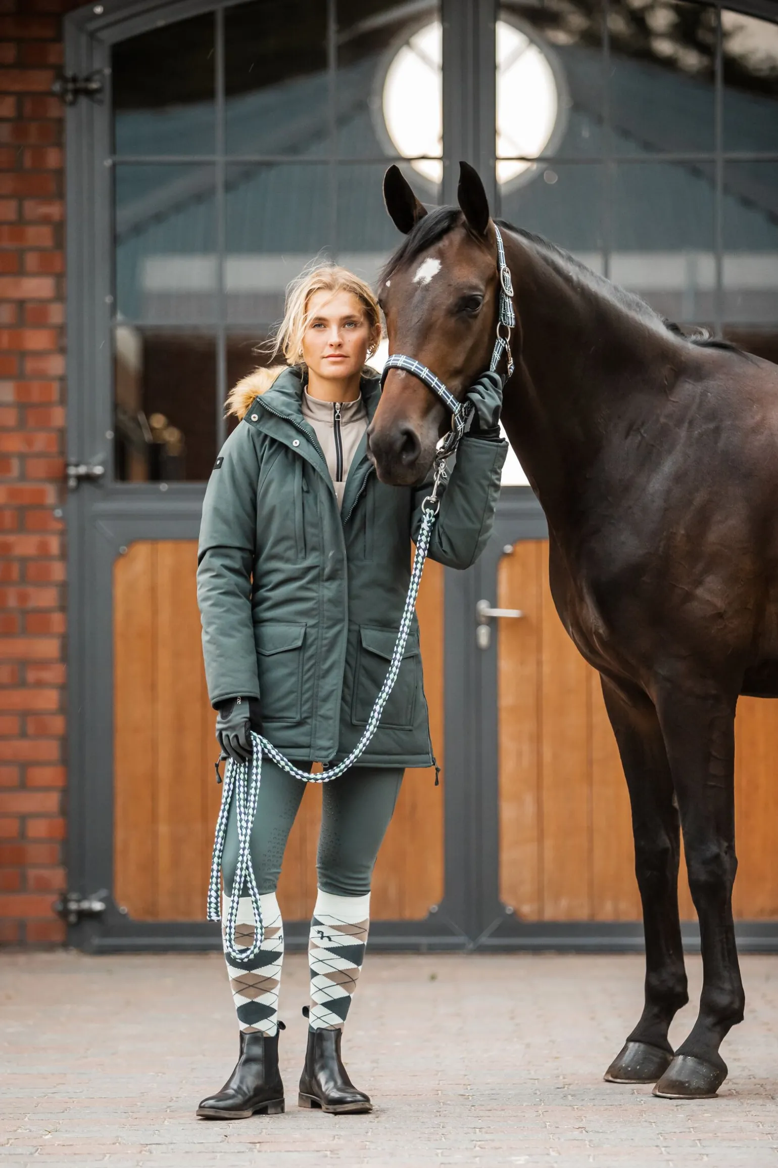 Horze Brooke lang parkasjakke, dame