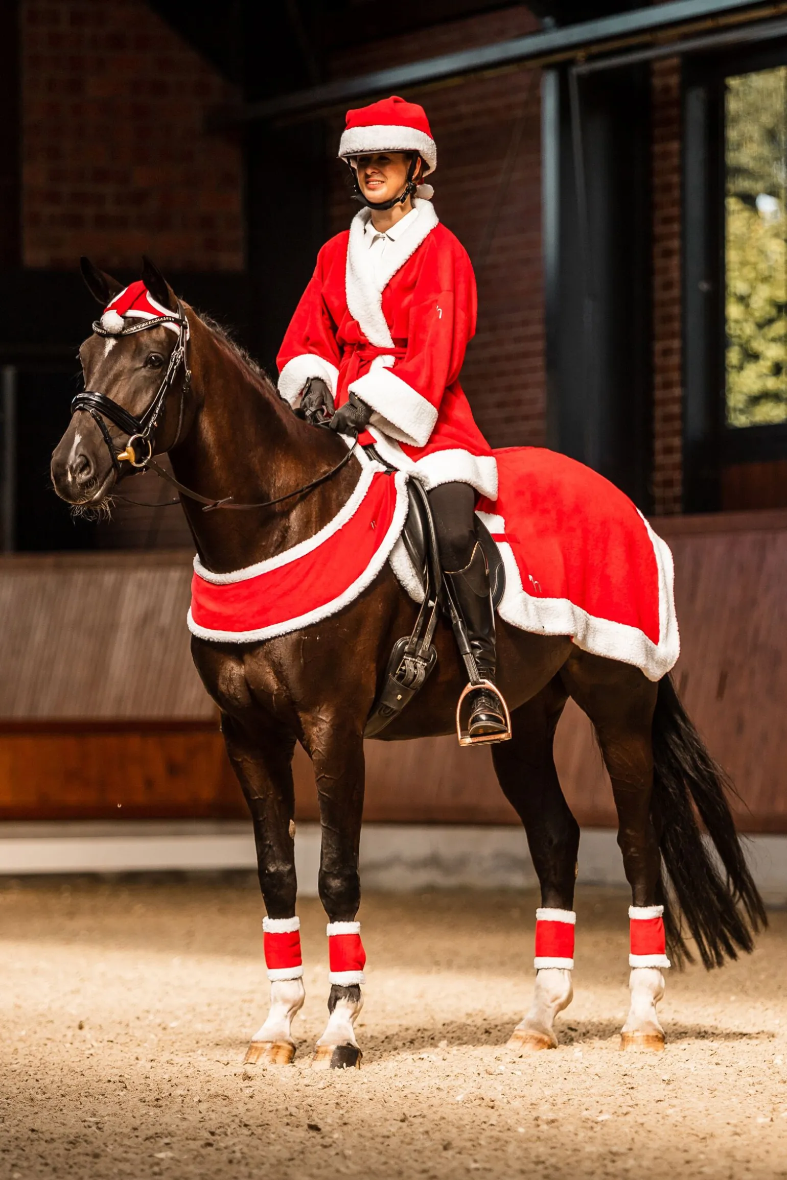 Horze Christmas benbelegg (4 stk.)