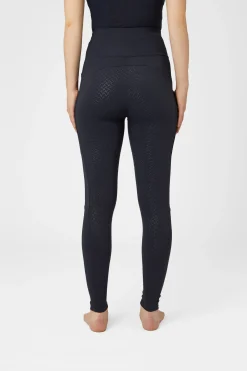 Horze Ginny helforsterkede ridetights med silikon og mobillomme, mammaklær