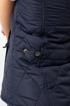 Horze klassisk vattert vest til barn