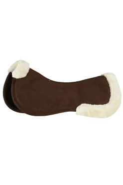 Horze pad med memory foam og fuskepels
