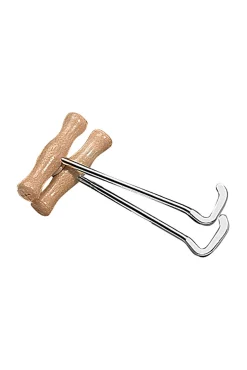 Horze støvelkrok i metall