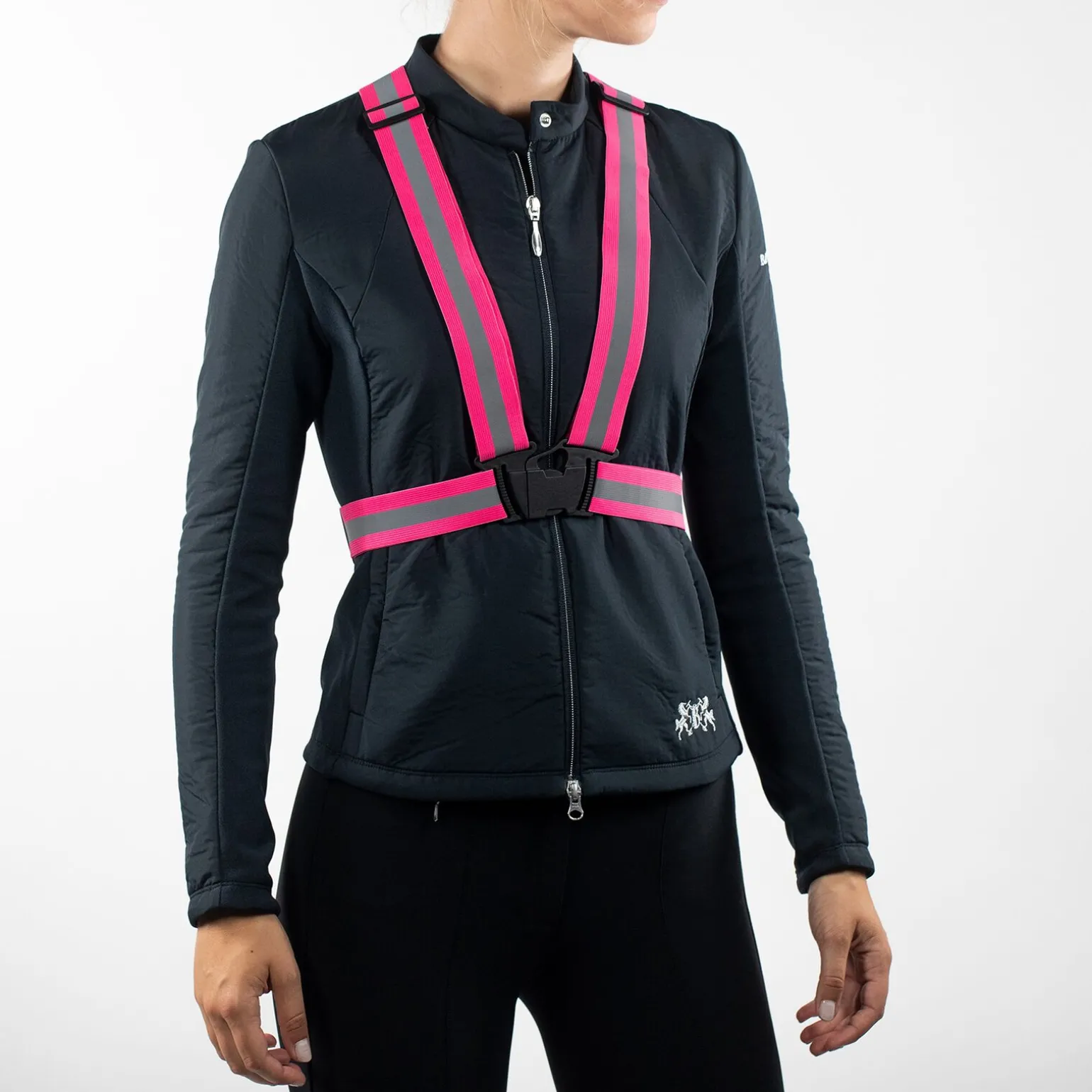 Horze vest med reflekterende stripe, justerbar