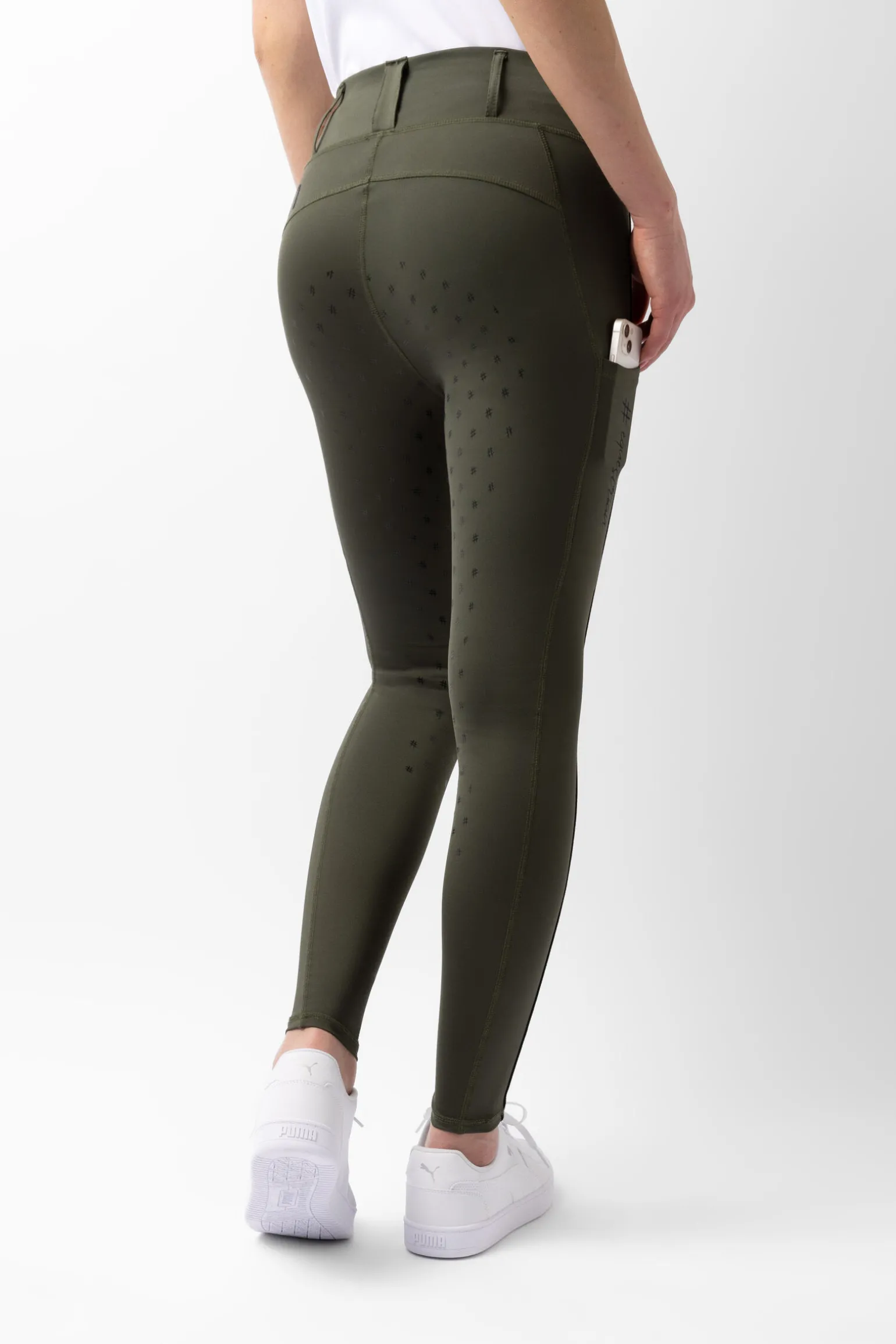 Horze Young Rider AYA ridetights med høyt liv, dame