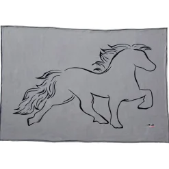 Karlslund fleecedekken med hest