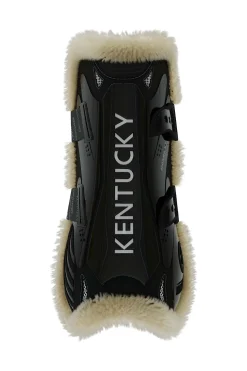 Kentucky Horsewear Vegan elastiske senebelegg med bambus og saueskinn