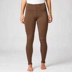 Ridetights, helforsterket silikon, mobillomme, dame
