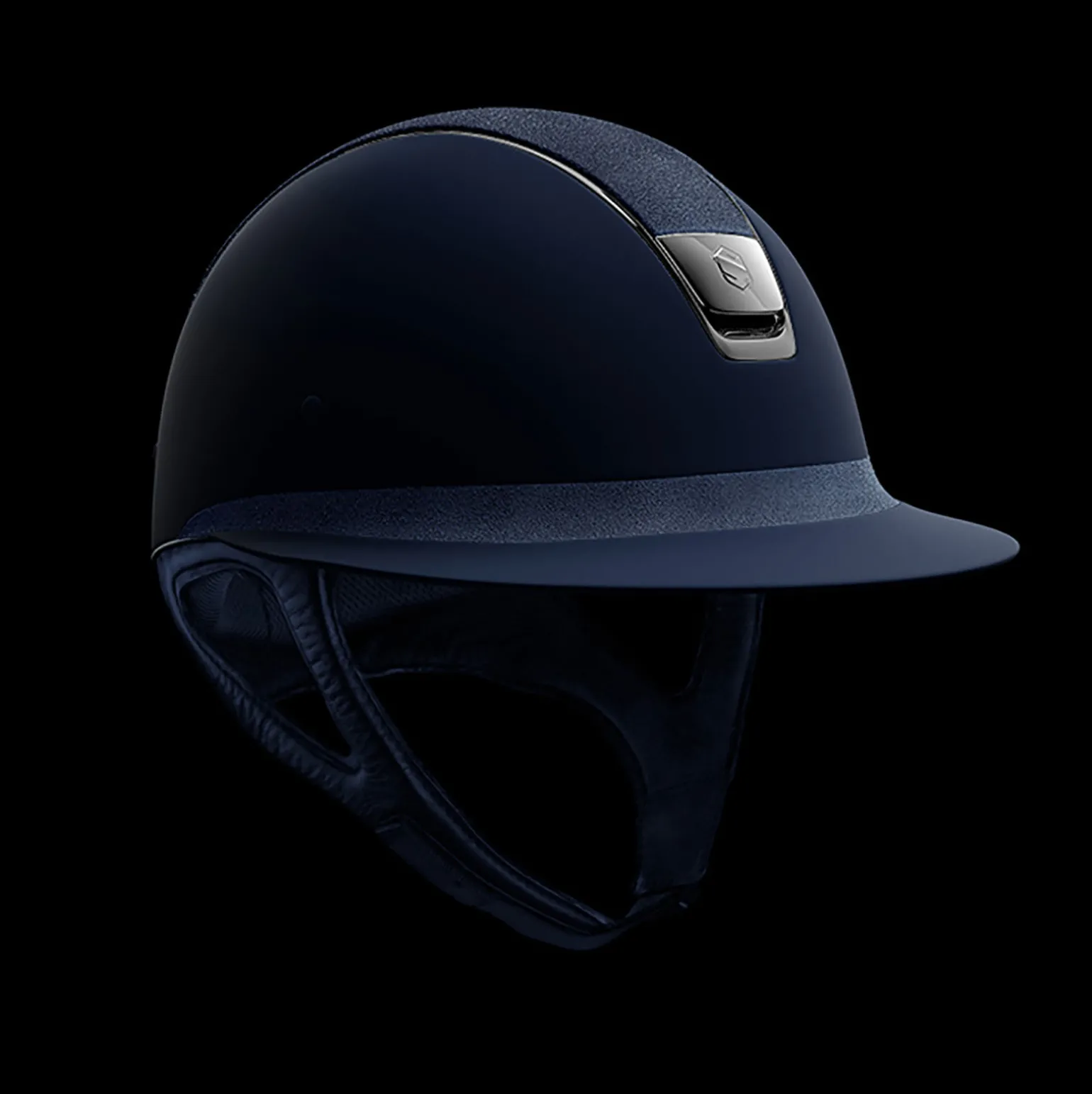 Samshield Miss Shield Shadowmatt Hjelm, Alcantara Black Chrome visor (uten liner)