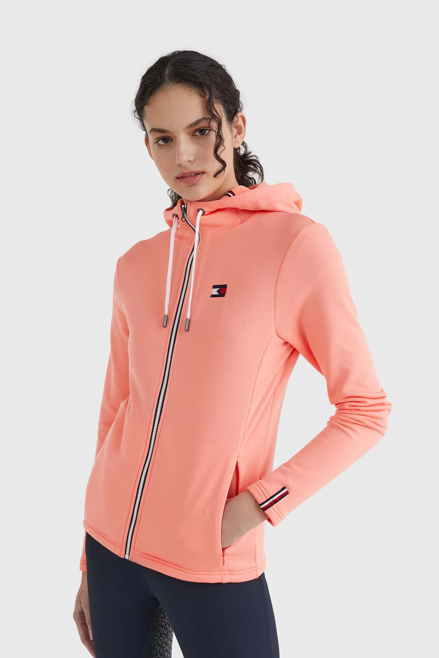Tommy Hilfiger Equestrian Performance ensfarget treningsjakke