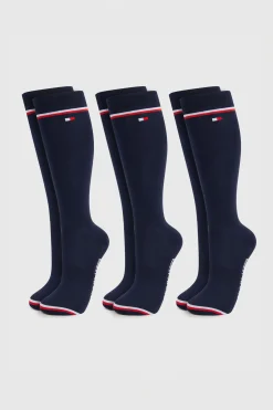 Tommy Hilfiger Equestrian Byron vinter ride sokker, 2-pakning
