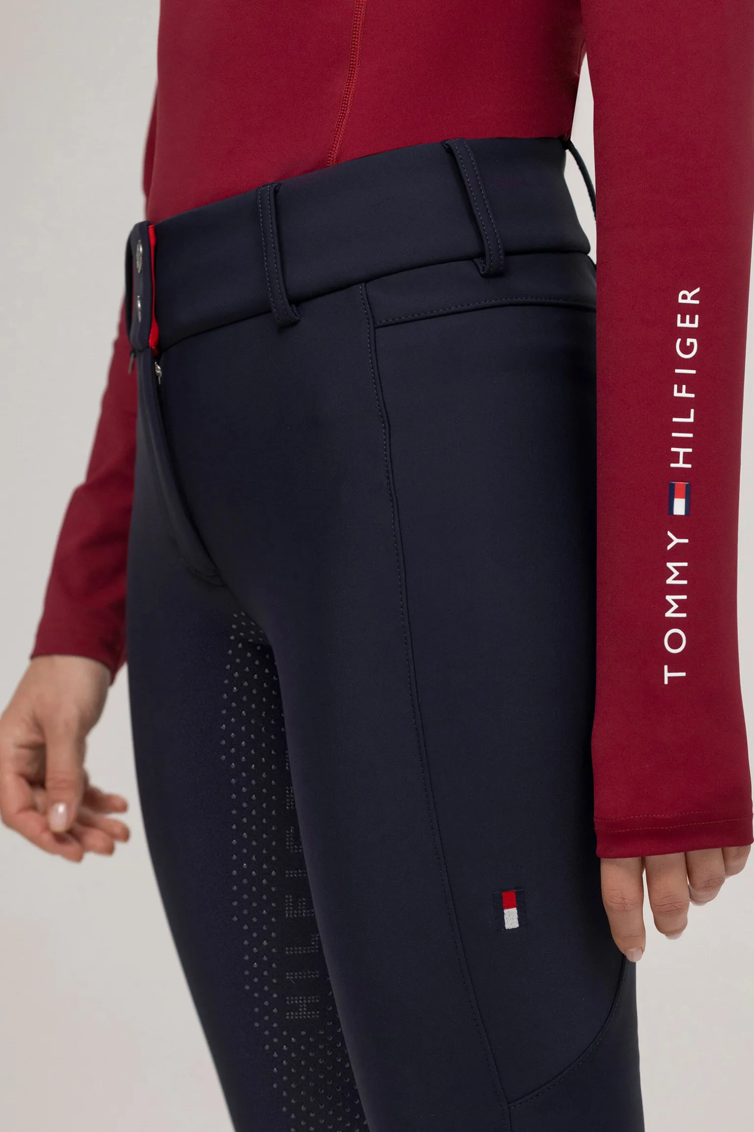 Tommy Hilfiger Equestrian Minnesota Kvinners Softshell Helforsterkede Ridebukser
