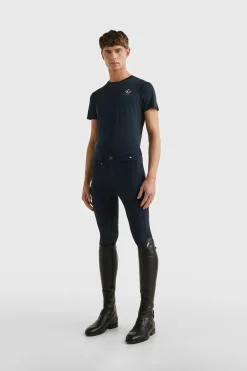 Tommy Hilfiger Equestrian Performance Crest herre t-skjorte med trykk